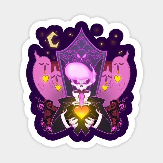 Mystery Skulls Ghost Sticker by LovelyKouga